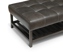 Load image into Gallery viewer, Hauge Ottoman with Shelf