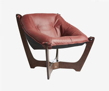 Load image into Gallery viewer, Luna Low Back Chair - Walnut Frame