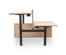 Load image into Gallery viewer, Jensen Double Sit Stand Desk with Reversible Panel