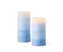 Load image into Gallery viewer, Lys Flameless Candles, Set of 2 - Blue Ombre