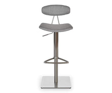 Load image into Gallery viewer, Lena Fabric Adjustable Counter and Bar Stool
