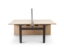 Load image into Gallery viewer, Jensen Double Sit Stand Desk with Reversible Panel
