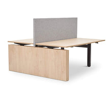 Load image into Gallery viewer, Jensen Double Sit Stand Desk with Reversible Panel
